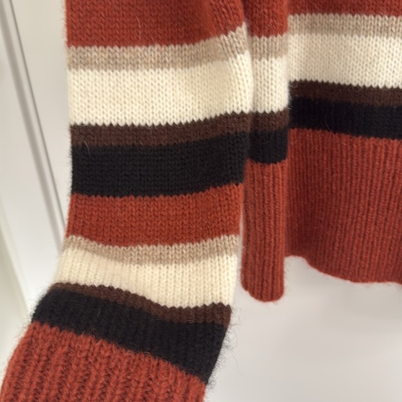 St Roche Sissy Sweater in Autumn Stripe, Sz L - Picture 8 of 11